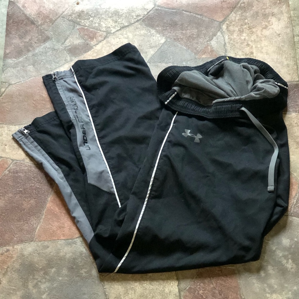 Under Armour Black and Gray Performance Joggers